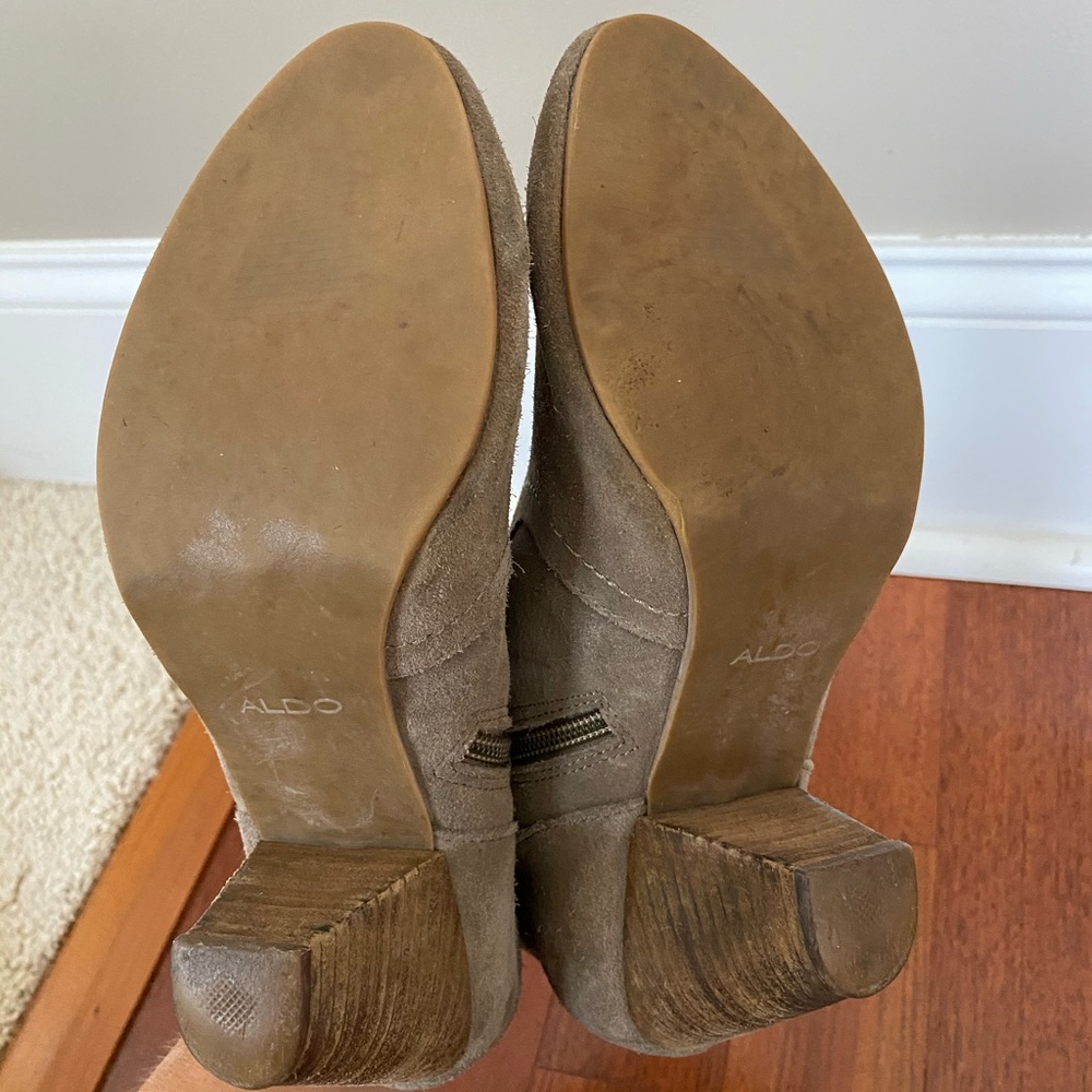 Tan Suede Booties - Picture 5 of 5
